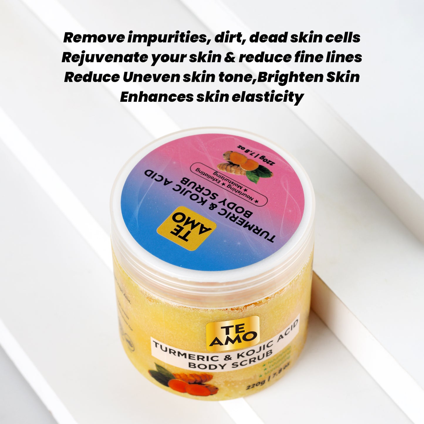 BODY SCRUB – Turmeric & Kojic 7.8 oz by TE AMO