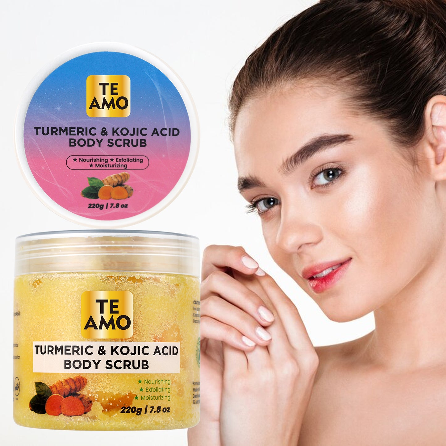 BODY SCRUB – Turmeric & Kojic 7.8 oz by TE AMO