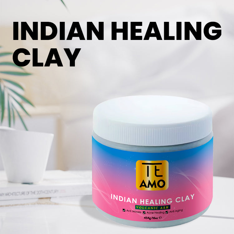 INDIAN HEALING CLAY 16 oz by TE AMO - Volcanic Ash