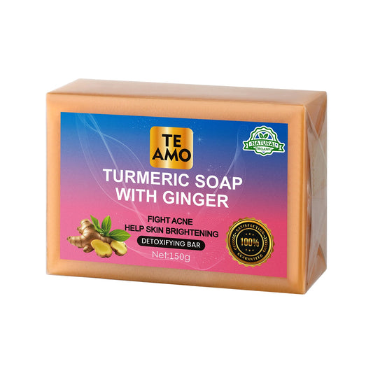 TURMERIC SOAP with GINGER 5.2 oz by Te Amo - Detoxifying Bar