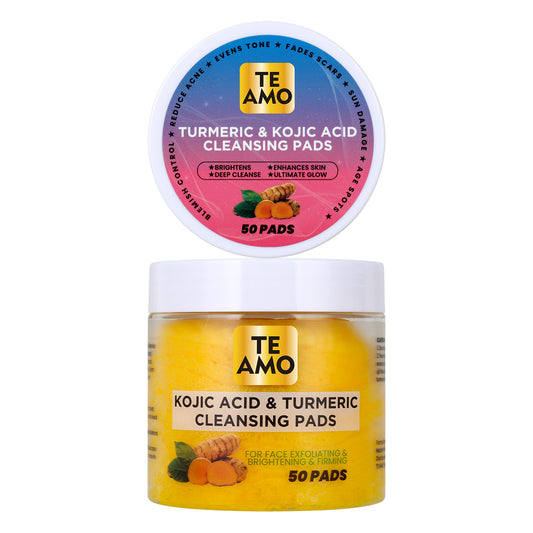 CLEANSING PADS with TURMERIC & KOJIC 50 pcs by Te Amo