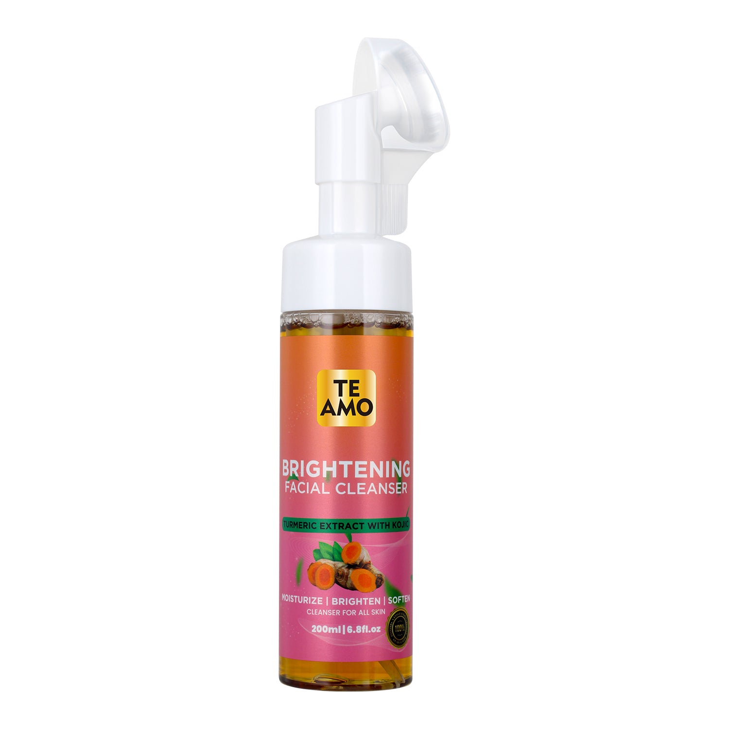 Brightening Facial Cleanser with Turmeric & Kojic 6.8 oz by Te Amo