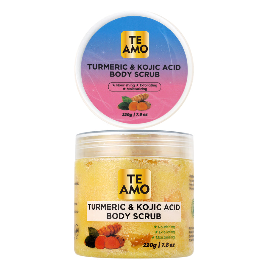 Body Scrub - Turmeric & Kojic 7.8 oz by Te Amo