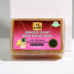 Kojic Soap with Ginger 5.2 oz  by Te Amo - Revitalizing Bar