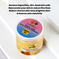 Body Scrub - Turmeric & Kojic 7.8 oz by Te Amo