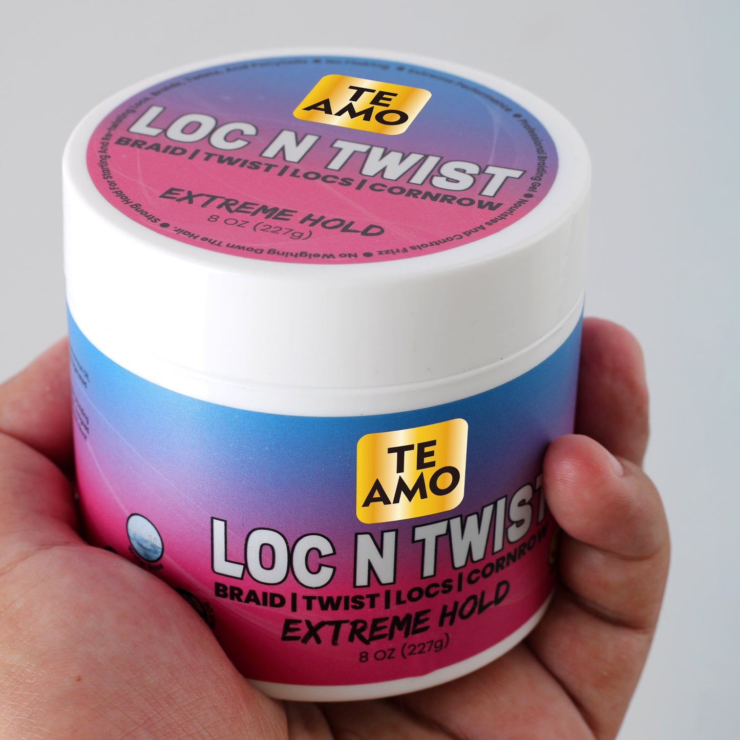 LOC N TWIST (Original) - EXTREME HOLD 8 oz by TE AMO |Braids, Edges, Locks, Twist|