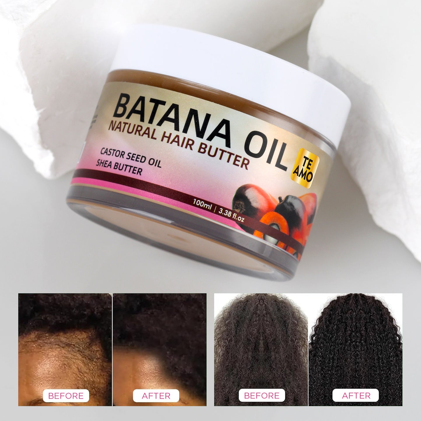 BATANA HAIR BUTTER MASK 3.38 oz by TE AMO