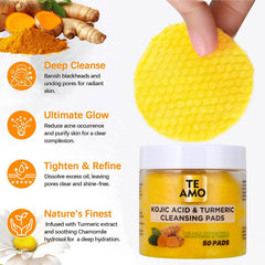 Cleansing Pads with Kojic & Lemon 50 pcs by Te Amo