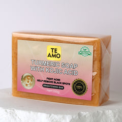 Kojic Acid Soap with Turmeric 5.2 oz by Te Amo - Brightening Bar