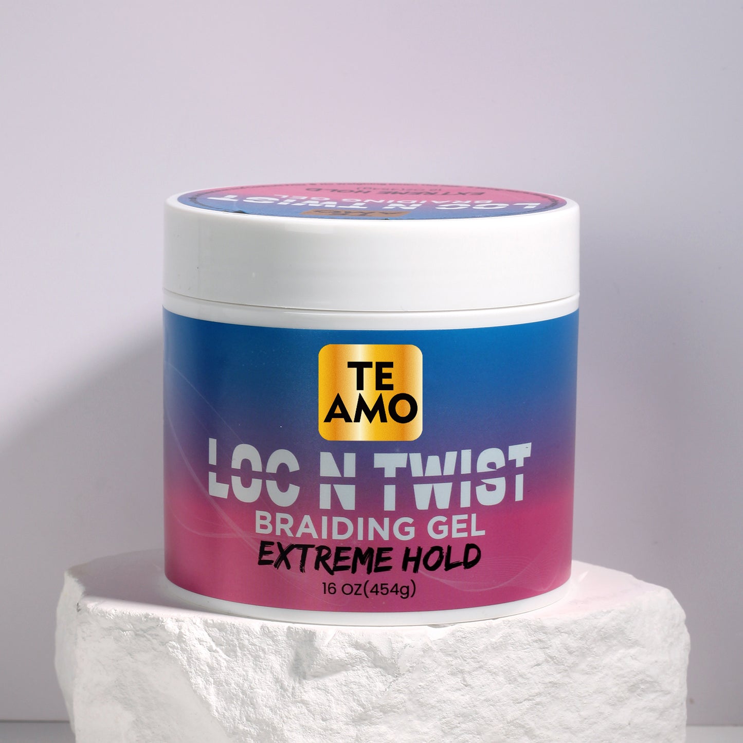 LOC N TWIST Braiding Gel - EXTREME HOLD 16 oz (Braids, Edges, Locks, Twist)