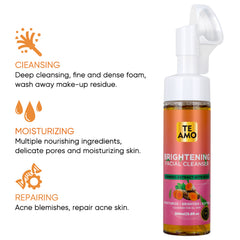 Brightening Facial Cleanser with Turmeric & Kojic 6.8 oz by Te Amo