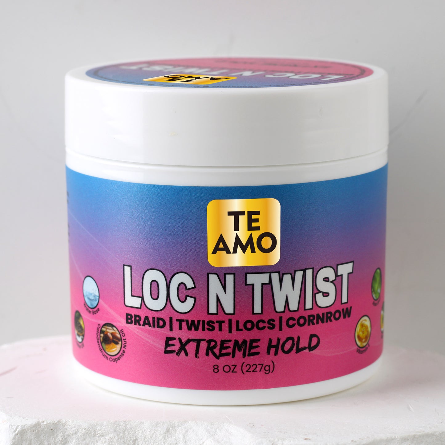 LOC N TWIST (Original) - EXTREME HOLD 8 oz by TE AMO |Braids, Edges, Locks, Twist|