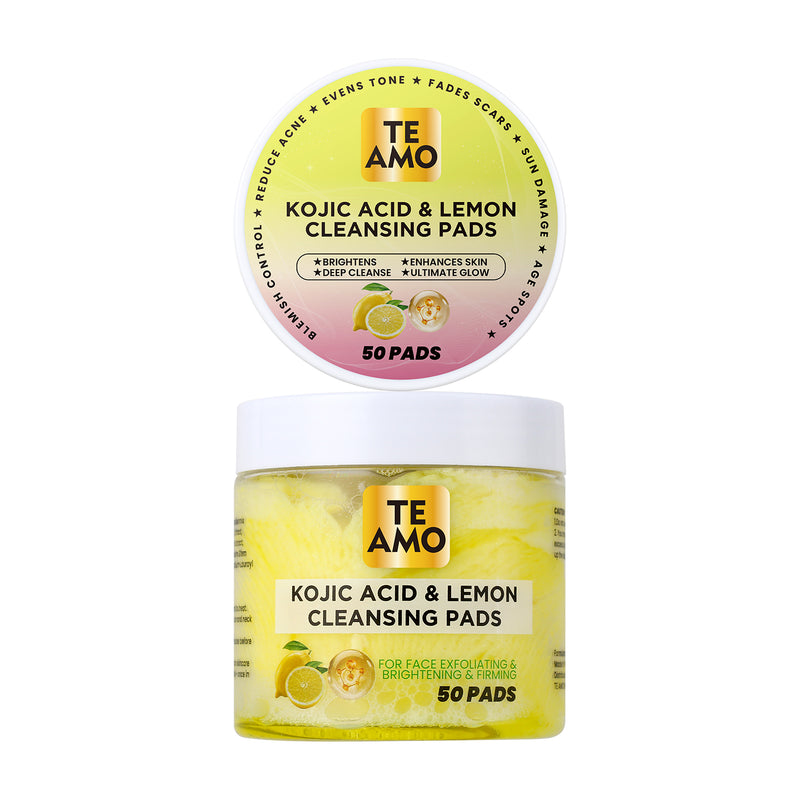 Cleansing Pads with Kojic & Lemon 50 pcs by Te Amo