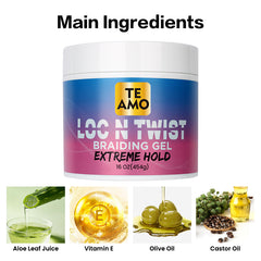Loc N Twist (Original) - Extreme Hold 8 oz by Te Amo