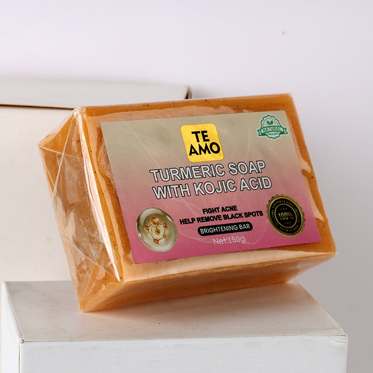 KOJIC ACID SOAP with TURMERIC 5.2 oz by Te Amo - Brightening Bar