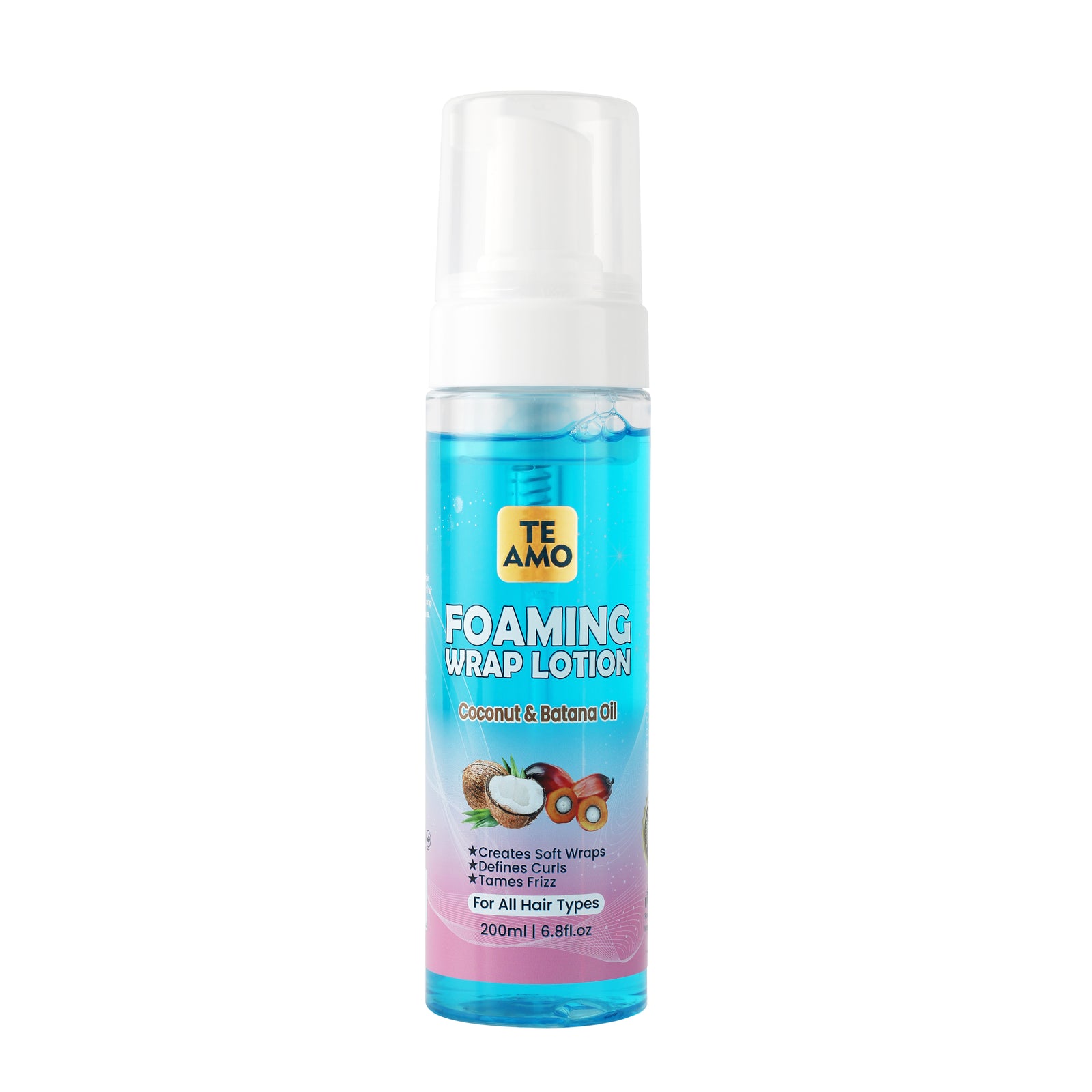Foaming Wrap Lotion 6.8oz - Coconut & Batana Oil by TE AMO