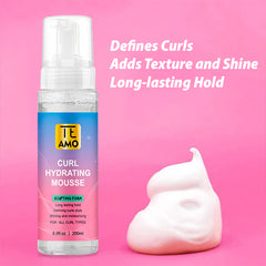 Curl Hair Mousse 6.8 oz - Hydrating Sculpting Foam