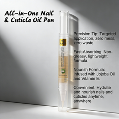 Nail Growth Oil - Jojoba, Sweet Almond, Vitamin E, Argan, Batana 0.1oz by Te Amo