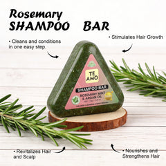 Shampoo Bar - Rosemary Mint & Argan Oil 4.23oz by Te Amo