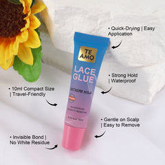 Lace Glue 0.34oz by Te Amo - Advanced Formula Extreme Hold