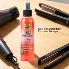 Heat Protector 6oz - PH Balanced infused with Keratin & Natural oils by TE AMO