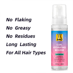 Curl Hair Mousse 6.8 oz - Hydrating Sculpting Foam