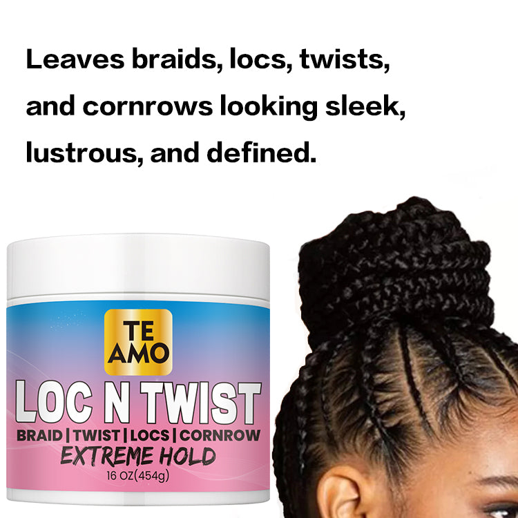 LOC N TWIST (Original) - EXTREME HOLD 16 oz by TE AMO |Braids, Edges, Locks, Twist|