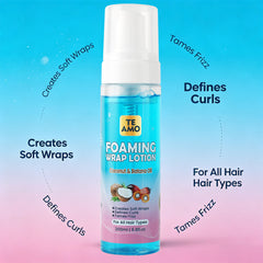 Foaming Wrap Lotion 6.8oz - Coconut & Batana Oil by TE AMO