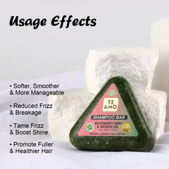 Shampoo Bar - Rosemary Mint & Argan Oil 4.23oz by Te Amo