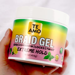 Braid Gel (Lemon Mint) - Extreme Hold 16 oz by Te Amo