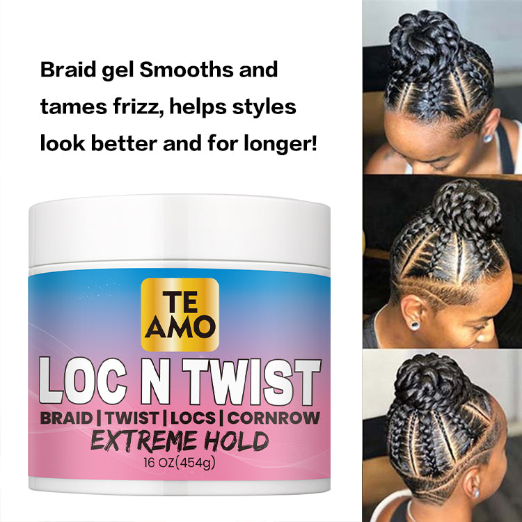 LOC N TWIST (Original) - EXTREME HOLD 16 oz by TE AMO |Braids, Edges, Locks, Twist|