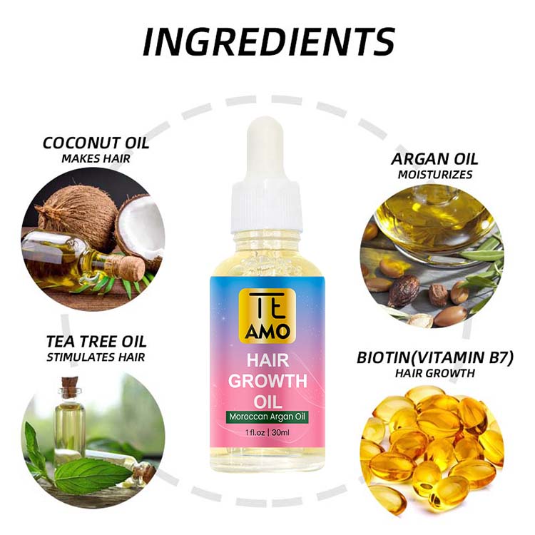 HAIR GROWTH OIL - MOROCCAN ARGAN 1 oz by Te Amo