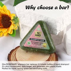 Shampoo Bar - Rosemary Mint & Argan Oil 4.23oz by Te Amo