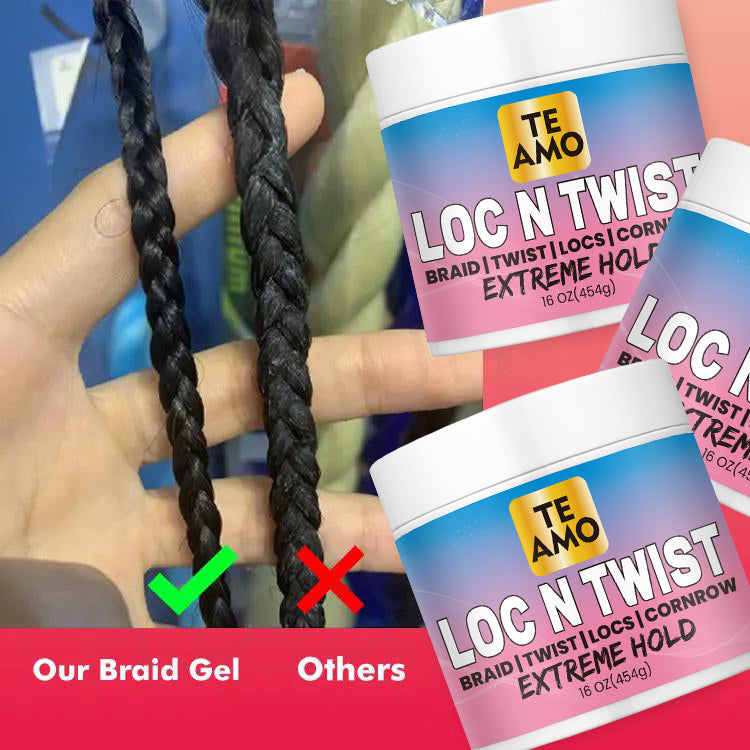 LOC N TWIST (Original) - EXTREME HOLD 16 oz by TE AMO |Braids, Edges, Locks, Twist|