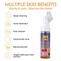 Brightening Facial Cleanser with Turmeric & Honey 6.8 oz by Te Amo