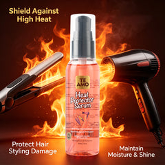 Heat Protector Serum 2oz - PH Balanced infused with Keratin & Natural oils by TE AMO