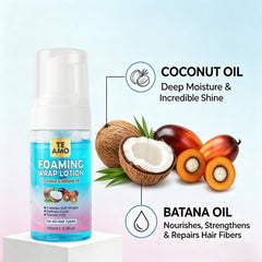 Foaming Wrap Lotion 3.4oz - Coconut & Batana Oil by TE AMO