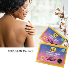 Turmeric Soap with Honey 5.2 oz by Te Amo - Nourishing Bar