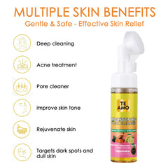 Brightening Facial Cleanser with Turmeric & Lemon 6.8 oz by Te Amo