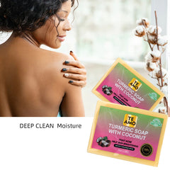 Turmeric Soap with Coconut 5.2 oz by Te Amo - Moisturizing Bar