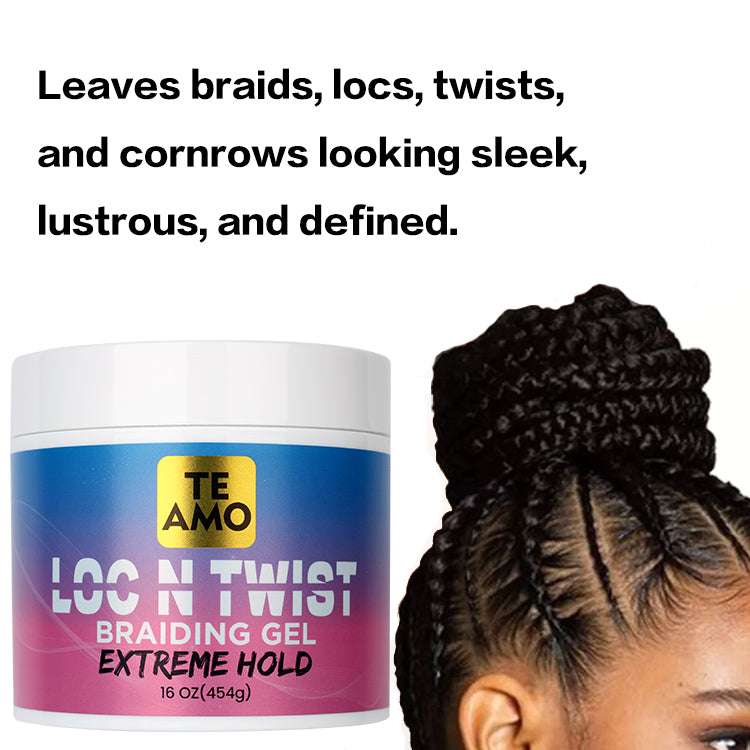 LOC N TWIST (Original) - EXTREME HOLD 8 oz by TE AMO |Braids, Edges, Locks, Twist|