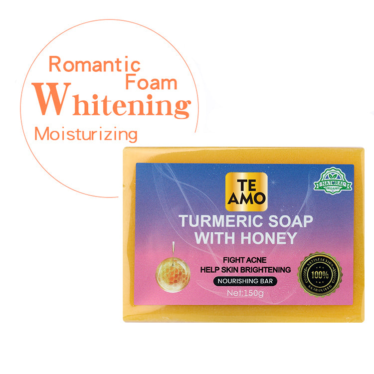 TURMERIC SOAP with HONEY 5.2 oz by Te Amo - Nourishing Bar