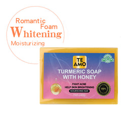Turmeric Soap with Honey 5.2 oz by Te Amo - Nourishing Bar