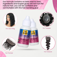 Lace Glue 1.34oz by Te Amo - Advanced Formula Extreme Hold