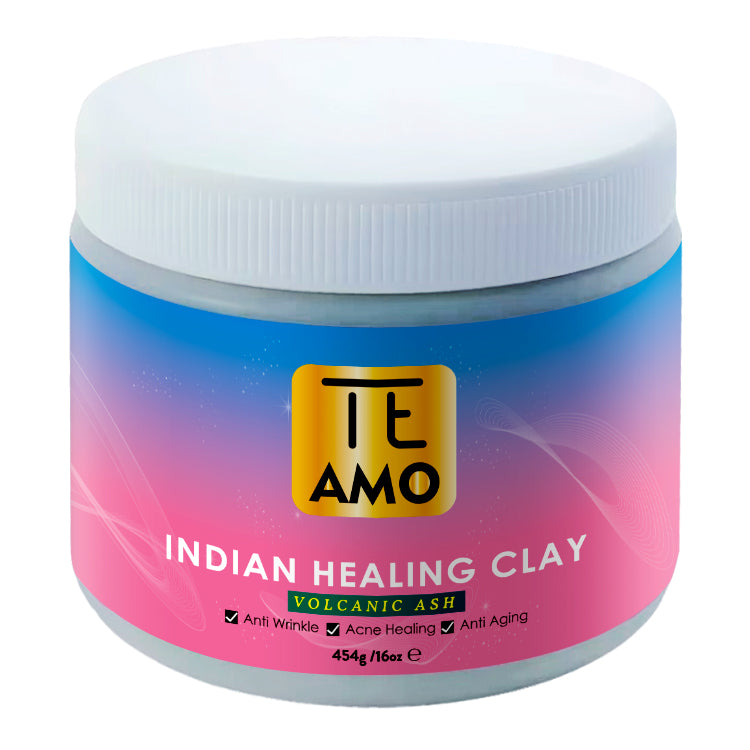 INDIAN HEALING CLAY 16 oz by TE AMO - Volcanic Ash